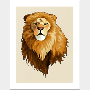 Lion Totem Posters and Art